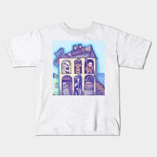 Flowers musical house Kids T-Shirt